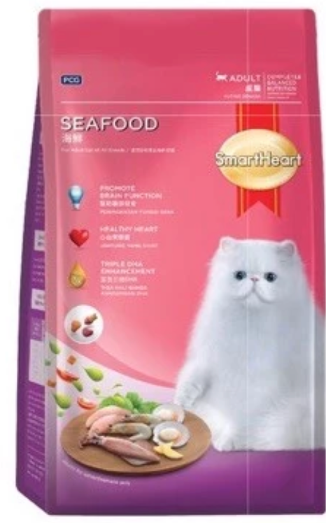 Repack - Smartheart Cat 1Kg Seafood