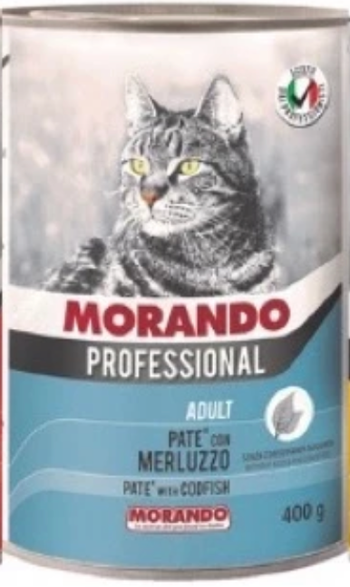Morando Cat Pate- Codfish 400g