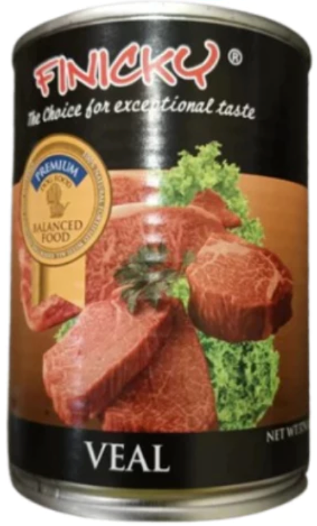 FINICKY PREMIUM DOG CAN - VEAL
