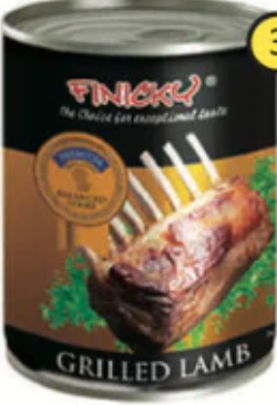 FINICKY PREMIUM DOG CAN - GRILLED LAMB