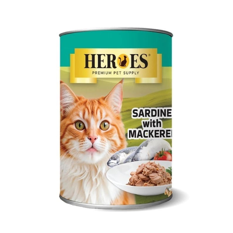 HEROES 375g - TUNA with MACKEREL