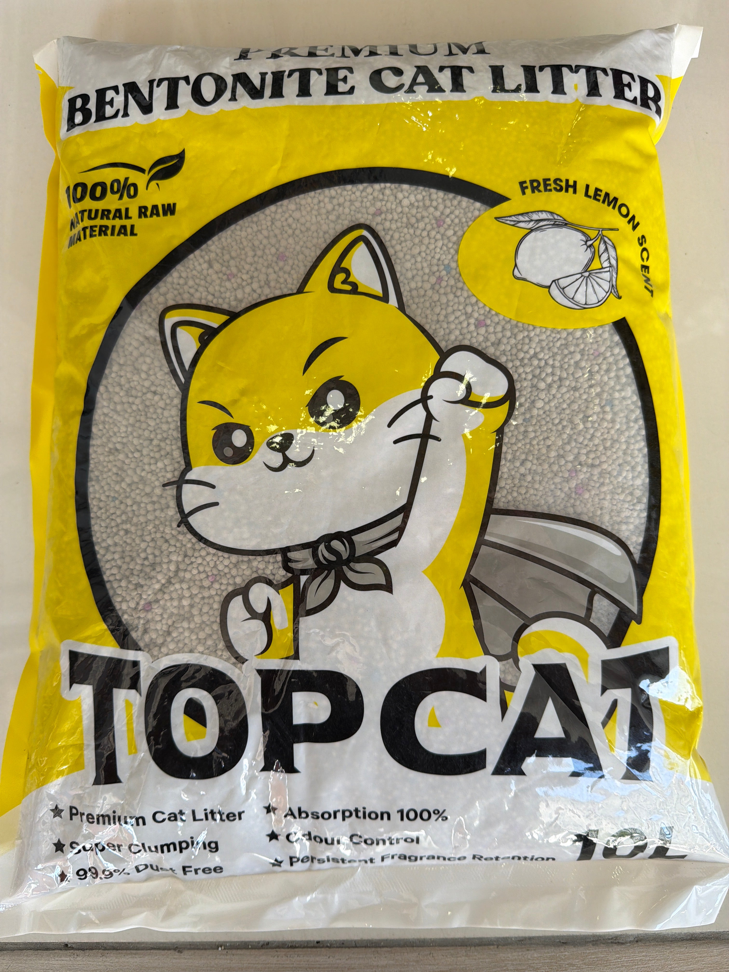 TopCat Pasir Kucing 10L (Lemon)