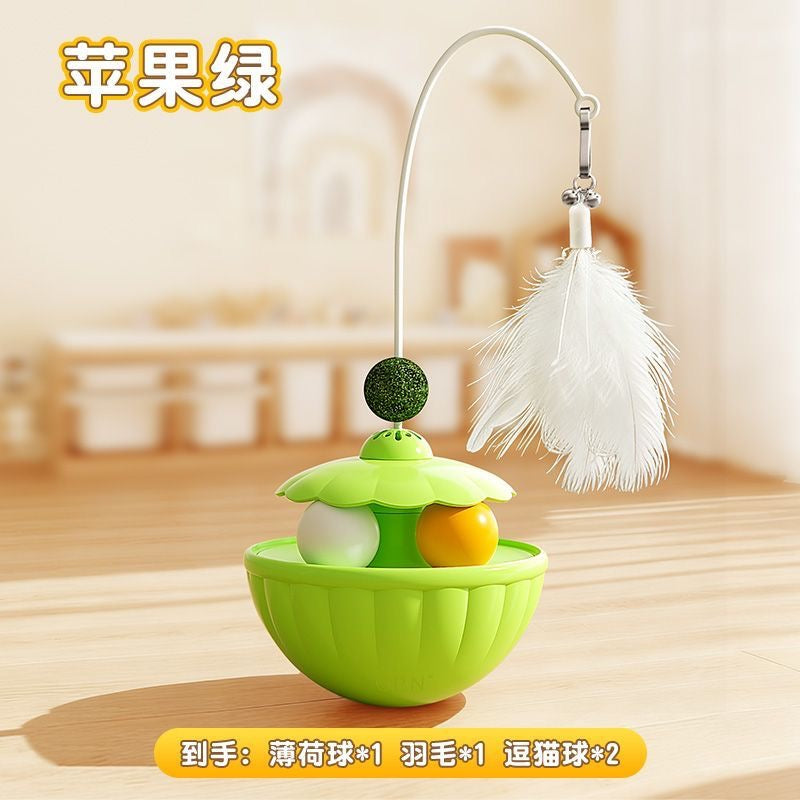 Pet toy roly poly Green