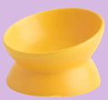 Slanted rim bowl Yellow