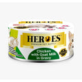 HEROES 75g CHICKEN with GOAT MILK in GRAVY