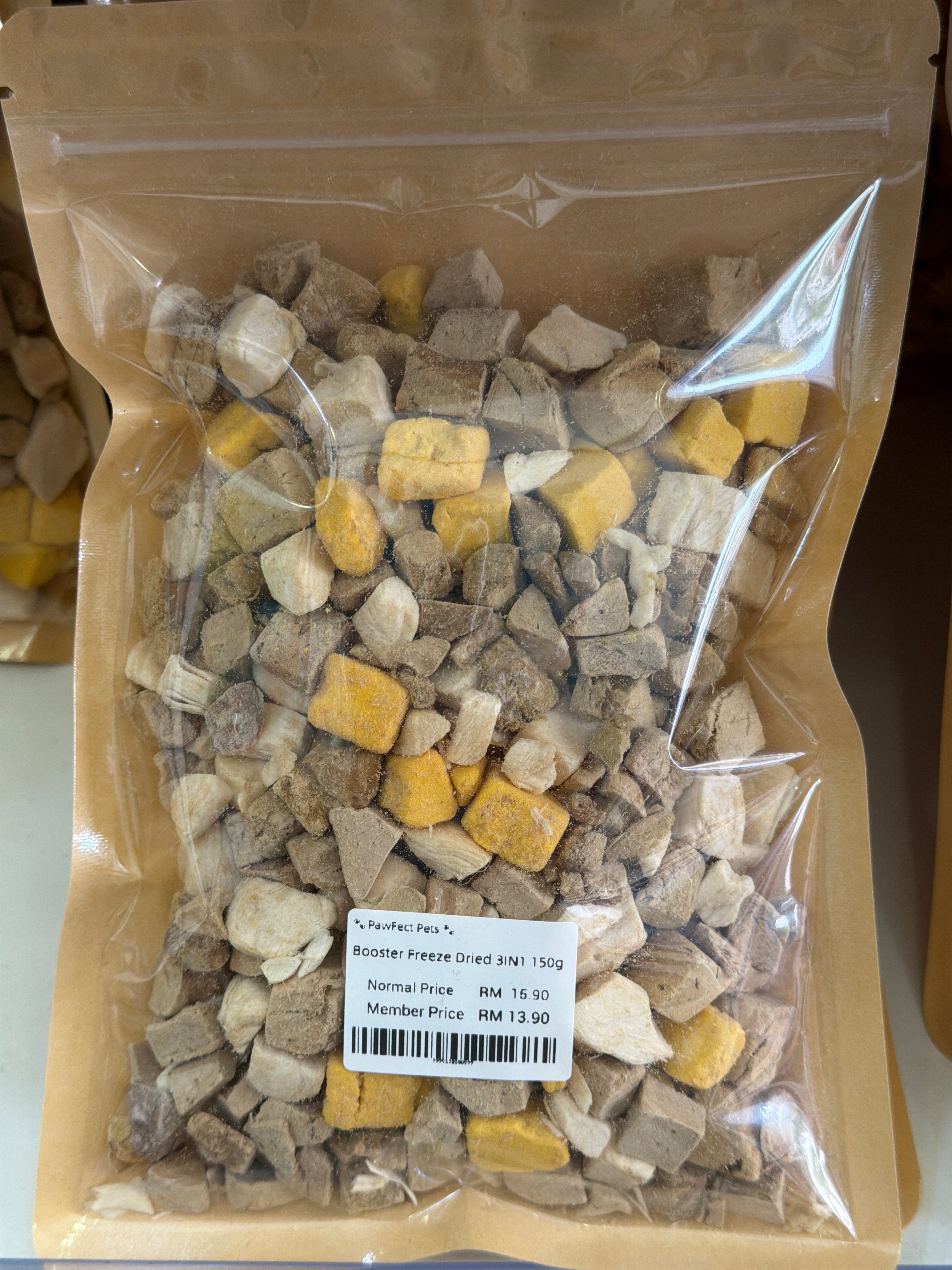 Booster Freeze Dried Chicken Duck Eggyolk 150g