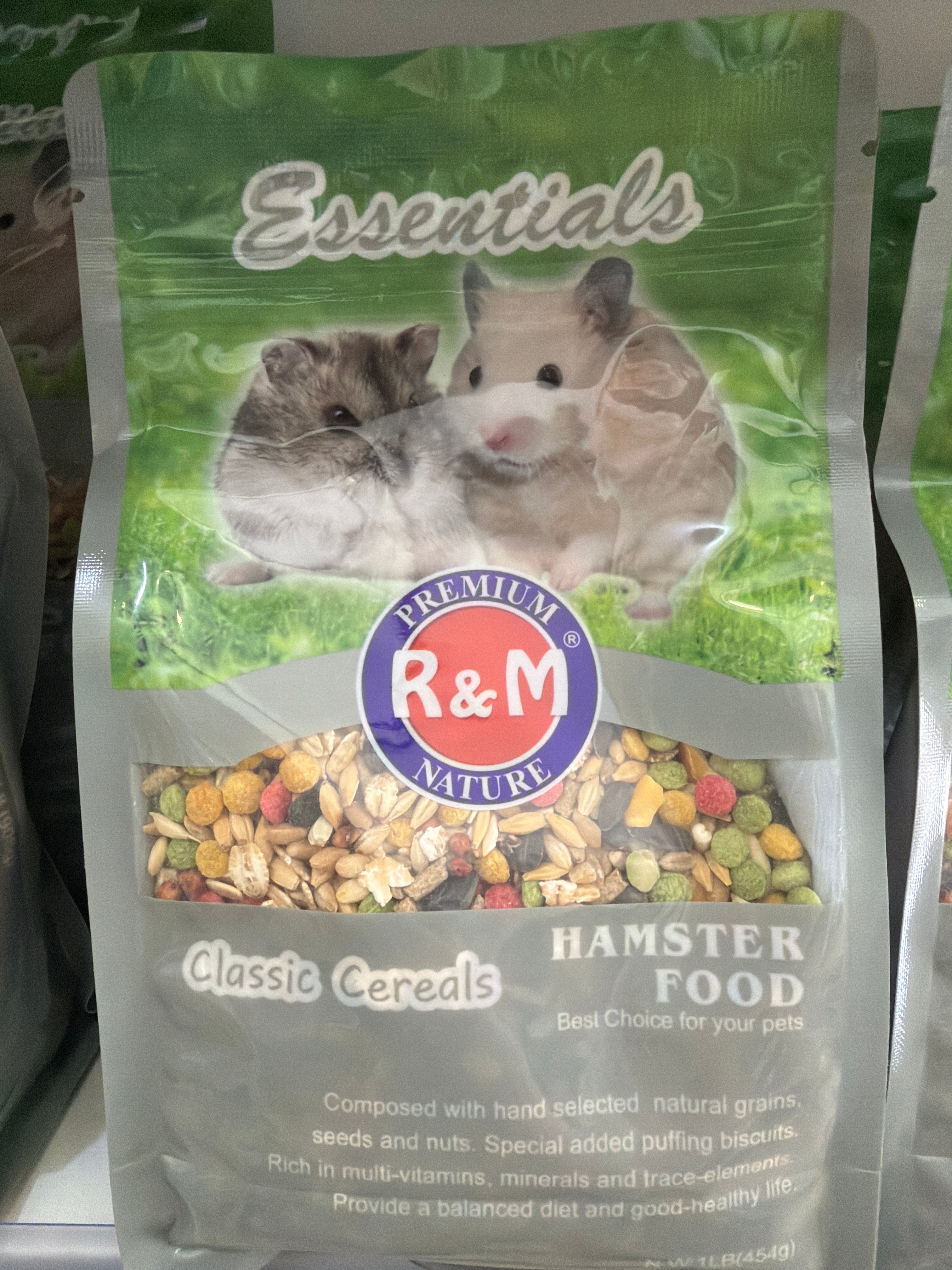 R & M Classic Cereal Hamster Food 454g