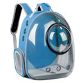 Transparent Pet Carrier Space Blue
