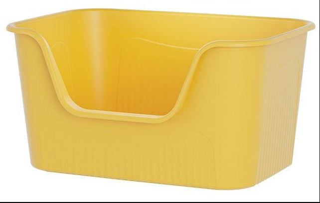 Cat Litter Box 70*48*36cm Yellow