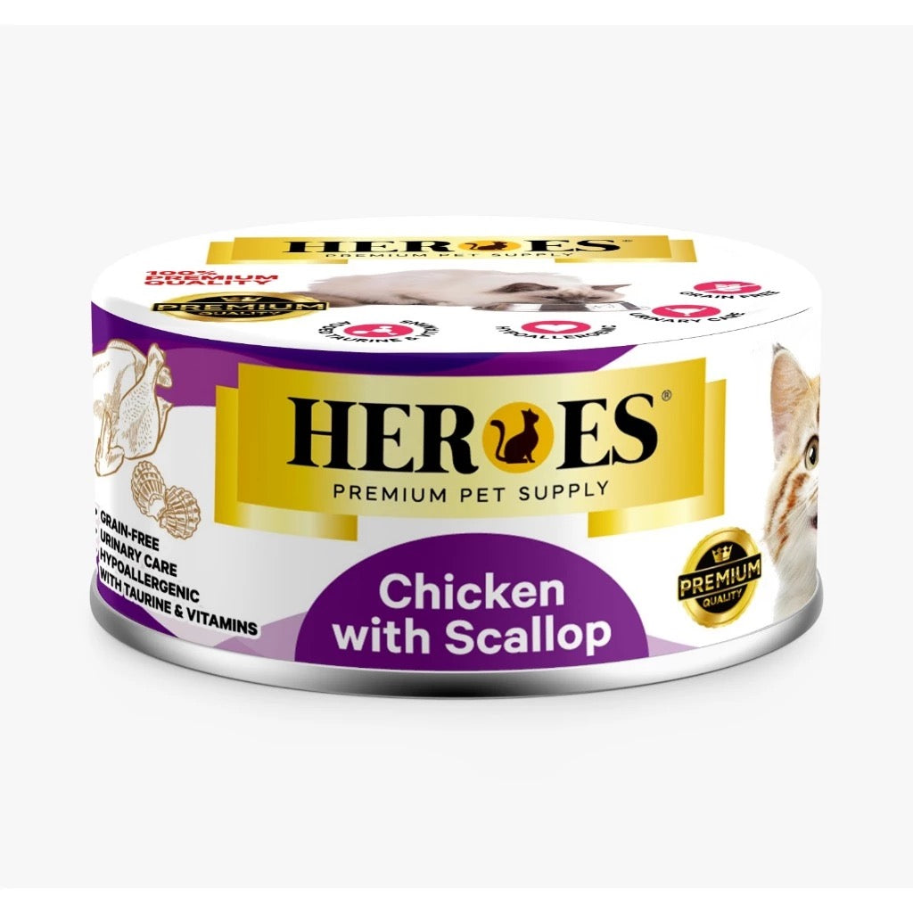 HEROES 75g CHICKEN with SCALLOP
