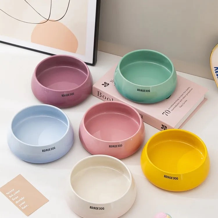 Pet food water bowl