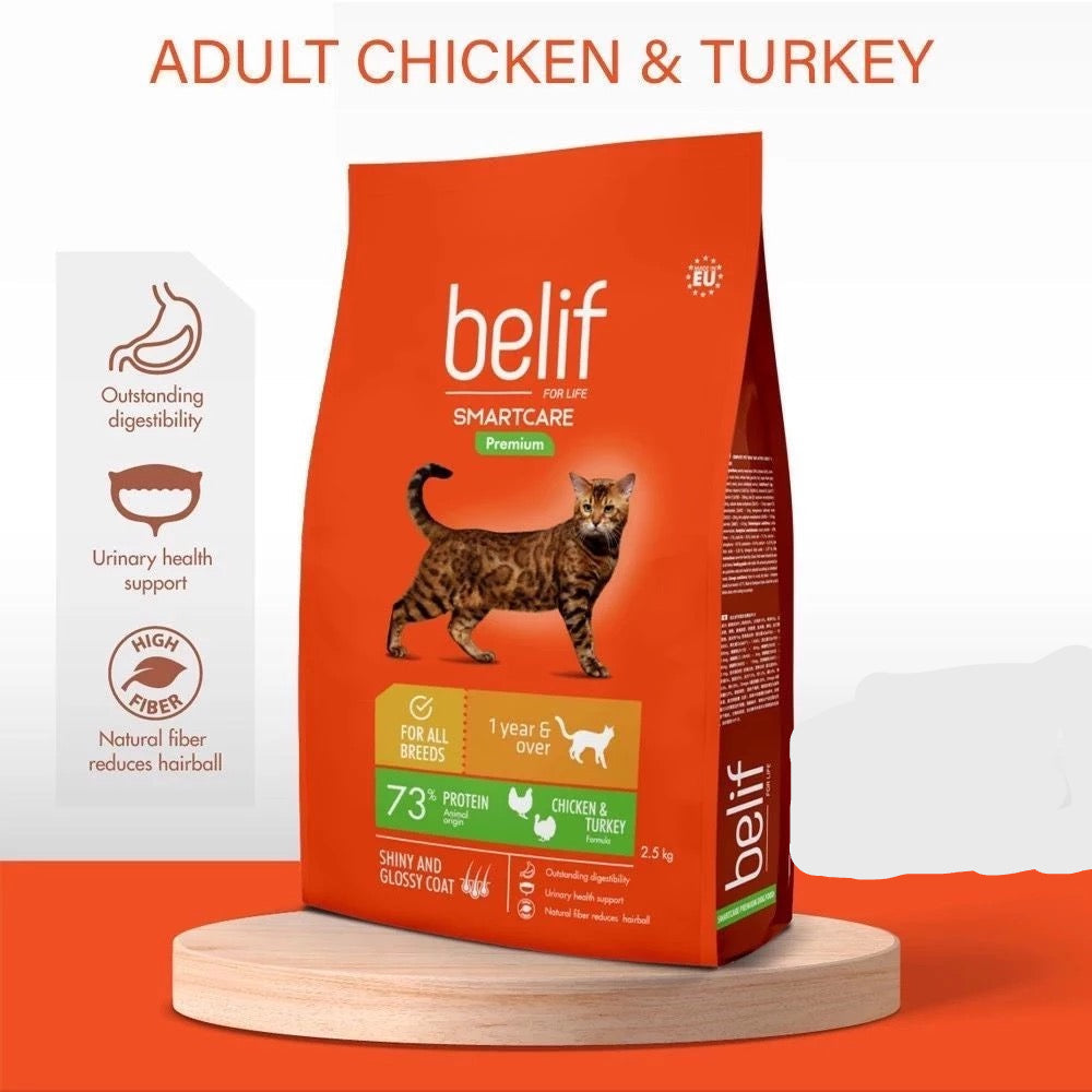 Repack - Belif 1kg Adult Chicken Turkey
